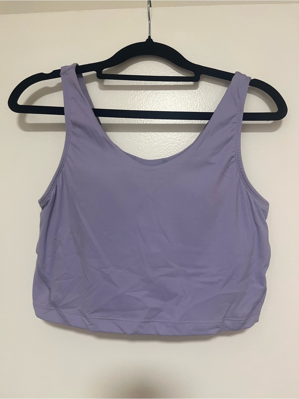 Light Purple Scoop Workout Tank